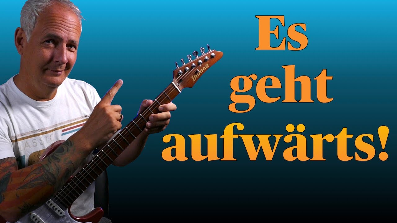 So geht es auf der E-Gitarre