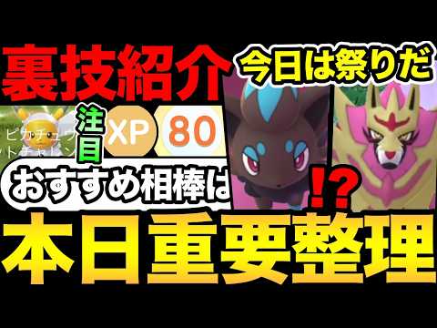 今日重要な裏技とは！？おすすめの相棒も紹介！ゾロアコミュデイ重要整理！【 ポケモンGO 】【 GOバトルリーグ 】【 GBL 】【  】