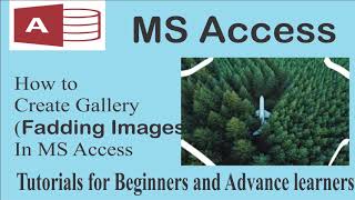 Create slider in MS Access | VBA Tutorials | FadeIn Images | Globalexpert view
