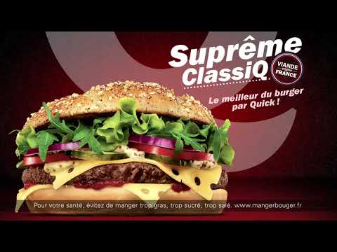 Redécouvrez le Suprême ClassiQ, le meilleur du burger par Quick à partir du 5 juillet !