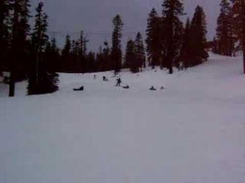 Robert Gutierrez snowboarding