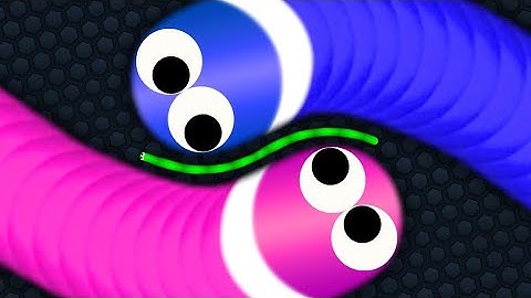 Slither.io Troll Tiny Snake vs Giant Noob Snakes - Epic Slitherio Gameplay #slithersnake