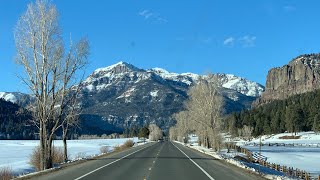 Trucking in the mountains and playing in the snow ❄️