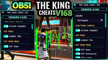THE KING CHEATS V168 | Free Fire Mod Menu | Mod Menu Free Fire | Free Fire Hack Mod Menu | Gringo xp