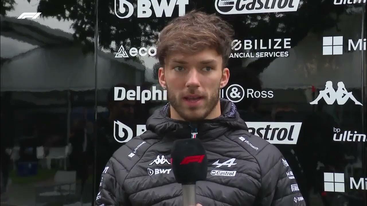 Pierre Gasly Post Practice Interview Australian Grand Prix 2023 YouTube