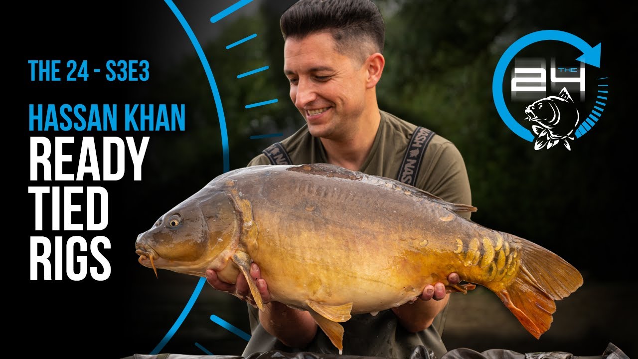 Carp Fishing with Hassan Khan - The 24 Series 3 - Ready Tied Rigs 