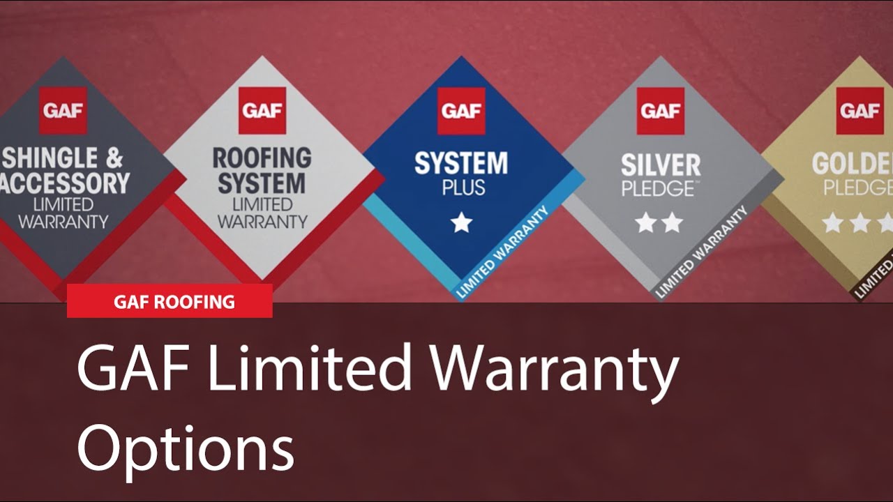 GAF Limited Warranty Options
