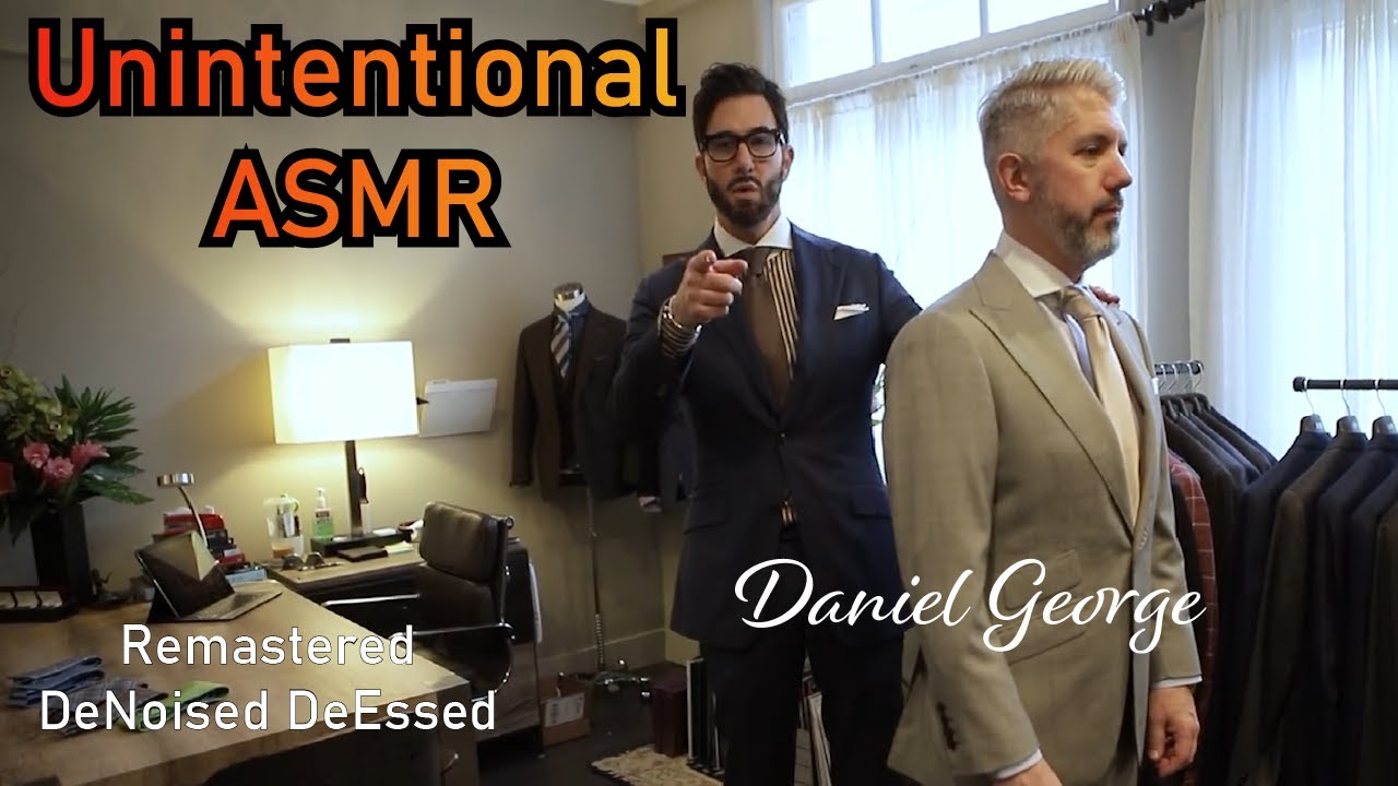 Unintentional ASMR Suit Fitting  Daniel George  Remastered ASMR Cut 