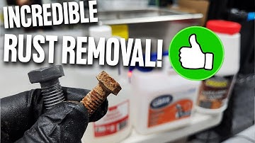 What solution to use for RUST REMOVAL with Ultrasonic Cleaner!