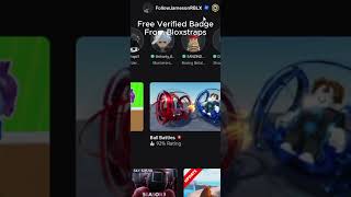 Free Verified Badge From Bloxstraps