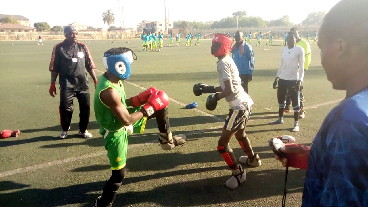 Damben hannu da kafa(kick boxing sparring)