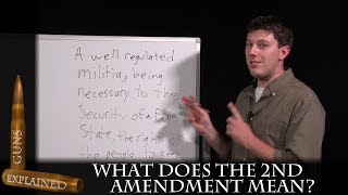 What does the 2nd Amendment mean?