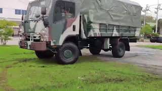 isuzu nps 4x4 military truck test drive youtube