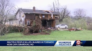 5 people confirmed dead after tornado near Cape Girardeau