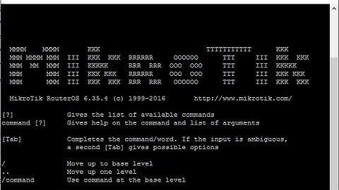 First Mikrotik Setup for access internet Via CLI(Command Line Interface)