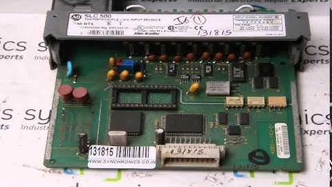Allen Bradley - SLC500 THermocouple/MV Input Module Card1746-NT4 Repaired at Synchronics
