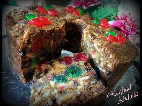 American Festive Holiday Fruit Cake