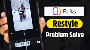 Instagram trending snowfall video editing restyle option not showing problem | edits app tutorial