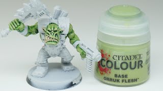 How To Paint Ork Skin with Orruk Flesh