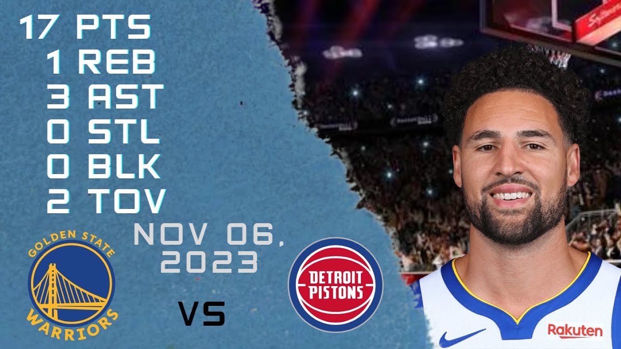 How to Watch the Golden State Warriors vs. Detroit Pistons - NBA (11/6/23)