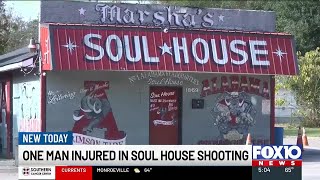 One man injured in Soul House shooting
