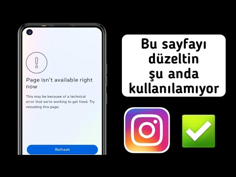 Nasıl sayfa açılmıyor instagram sorunu (2024) | Sorunu düzeltin instagram sayfası kullanılamıyor