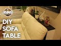 DIY Sofa Table | Simple behind the couch table | Easy DIY | JURO Workshop DIY Sofa Table | Simple behind the couch table | Easy DIY | JURO Workshop