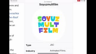 Happy 87Th Anniversary To Soyuzmultfilm