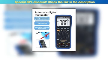 Discount SUNSHINE DT-17N Fully Automatic Digital Multimeter with  LCD Display Auto Identification R