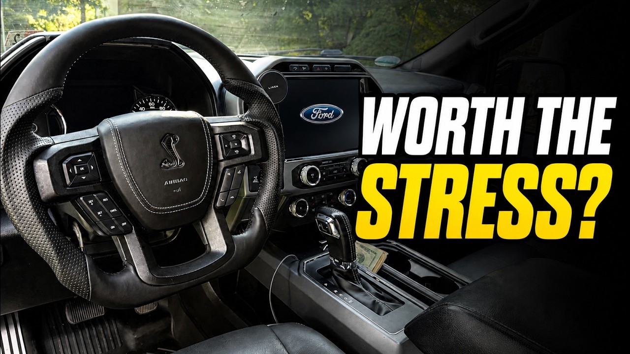 New Steering Wheel. New Airbag Cover. Broken F-150?