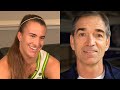 Sabrina Ionescu reacts to good luck messages from Steph Curry, John Stockton & others