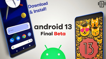 Android 13 FINAL Beta Download and INSTALL on Your Phone with Dual Boot!