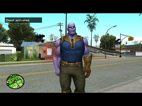 Thanos Killing CJ's Girlfriends in GTA San Andreas! (Thanos Cheat Code)