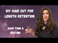 DIY Hair Cut For Maintaining Length &amp; Shape &amp; Improve All Over Health &amp;Appearance (Dusting &amp; Trim)