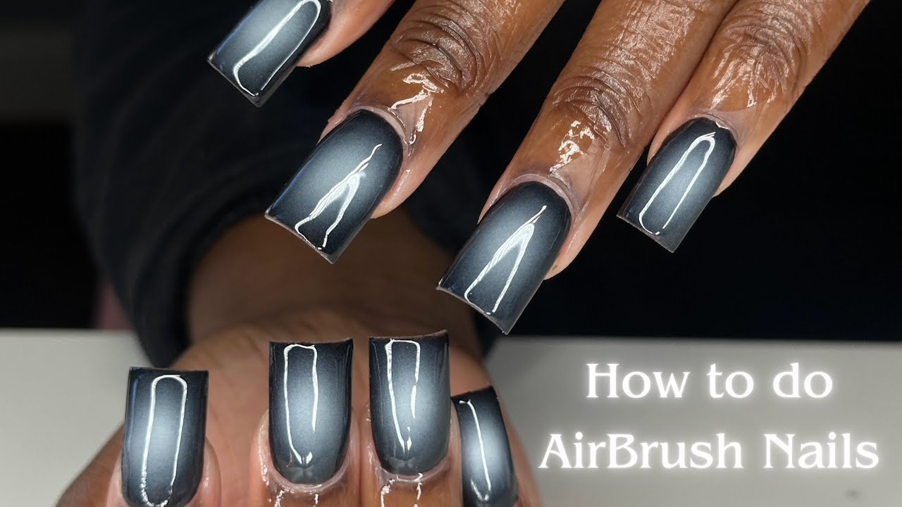 Airbrush Nails Are Shockingly Easy to DIY—Here's How to Do It