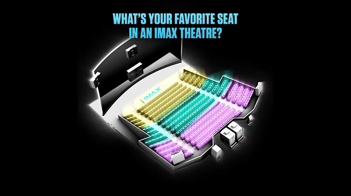 What's Your Favorite Seat In An IMAX Theatre?