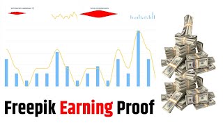 Freepik Earning proof online graphic designer earning || trbahadurpur