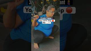 39 weeks pregnant 🤰 still hitting those deep squats. You can’t stop 🛑 me #pregnancyworkout #squat