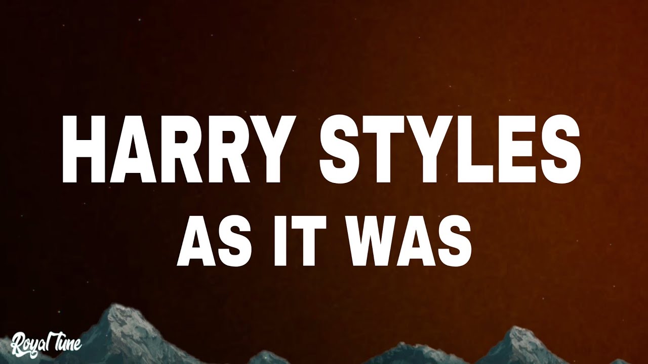 Harry Styles - As It Was (Lyrics)