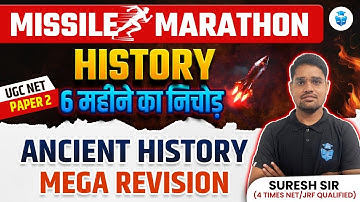 UGC NET History 2024 Marathon | Ancient History Complete Revision with Imp. Questions | Suresh Sir