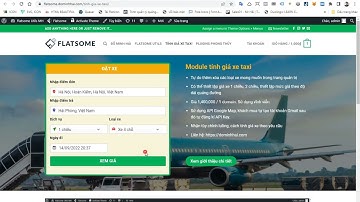 Tính giá xe taxi theo quãng đường, đặt taxi  Plugin Wordpress