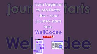 From Beginner to Pro Flutter Dev | Your Journey Starts Here with WellCodee
