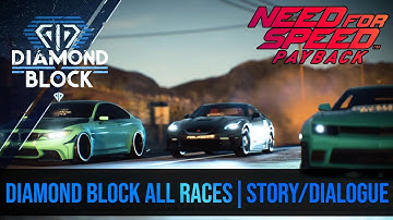 Need for Speed Payback | Diamond Block | All Races | Story / Dialogue