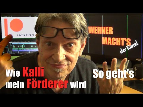Wie PATRON - also Förderer über PATREON werden? - so geht’s...