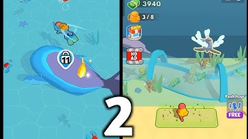 Aquarium land Gameplay Walkthrough part 2 ( Android, iOS ) | Gaming Pill.