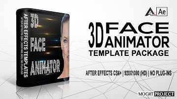 3D Face Animator - After Effects Templates | Download free + Tutorial