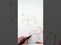 Red chair #sketchingshorts #shorts