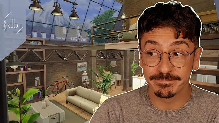 I built a LOFT in The Sims 4