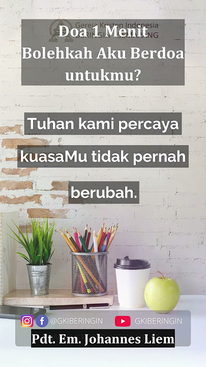 Doa 1 Menit | 6 Oktober 2025