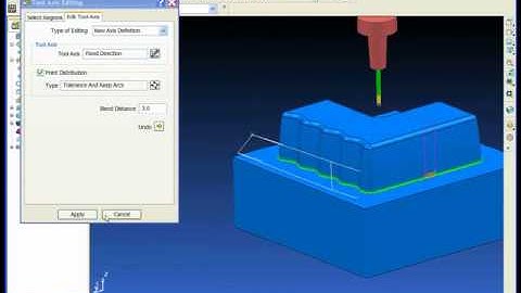 PowerMILL 5 Axis Overview Edit Tool Axis